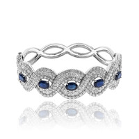 Brazalete en oro con Zafiro de Ceilán (CIRARI)