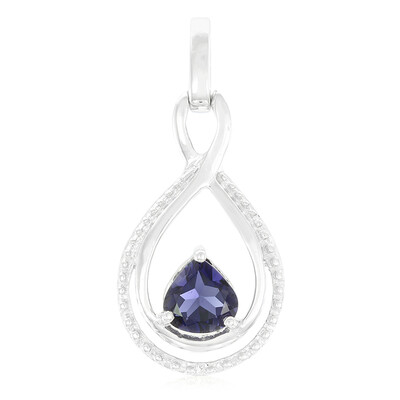Colgante en plata con Iolita de Orissa