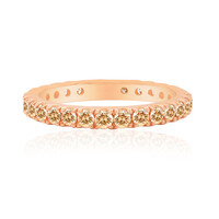 Anillo en oro con Diamante rosa de Francia de Argyle SI1