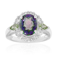 Anillo en plata con Cuarzo místico