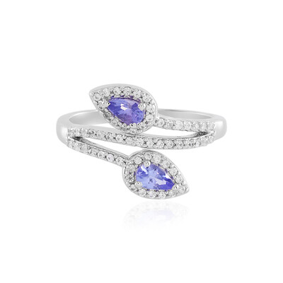 Anillo en plata con Tanzanita