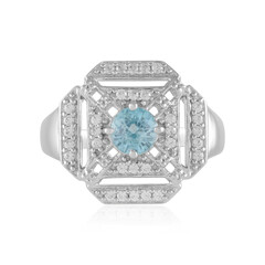 Anillo en plata con Zircón de Ratanak Kirí