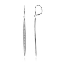 Pendientes en plata con Zircón