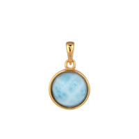 Colgante en plata con Larimar