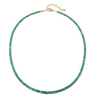 Collar en plata con Esmeralda de Zambia