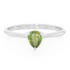 Anillo en plata con Zafiro de Mozambique