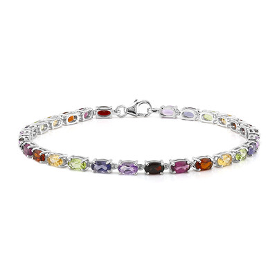Brazalete en plata con Granate