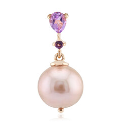 Colgante en plata con Perla Ming púrpura (TPC)