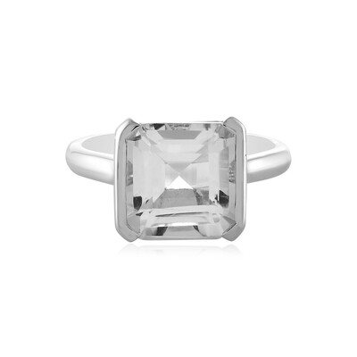 Anillo en plata con Cuarzo blanco