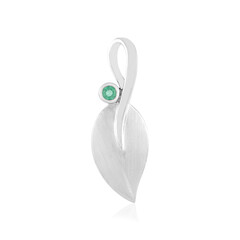 Colgante en plata con Esmeralda de Colombia