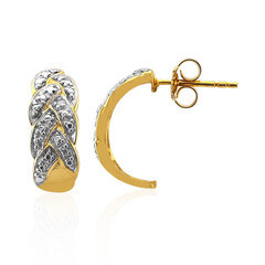 Pendientes en plata con Diamante I2 (I)