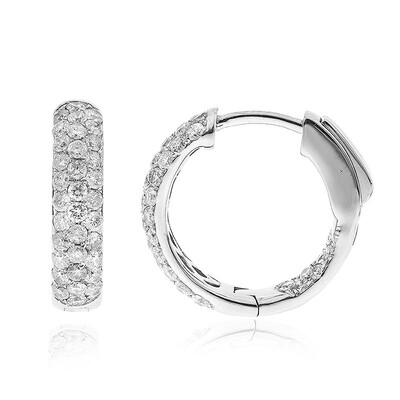 Pendientes en oro con Diamante I1 (H)  (CIRARI)