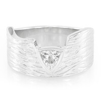 Anillo en plata con Topacio glacial