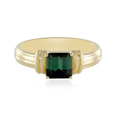 Anillo en plata con Turmalina verde Benedito(Adela Silber)