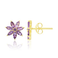 Pendientes en plata con Amatista