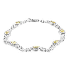 Brazalete en plata con Heliodoro