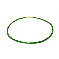 Collar en oro con Diópsido de Rusia (Adela Gold)