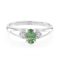 Anillo en plata con Apatita de Rusia