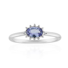 Anillo en plata con Tanzanita