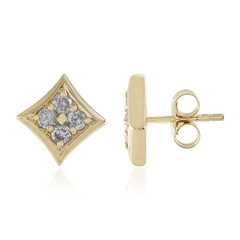 Pendientes en oro con Diamante I2 (H) (de Melo)