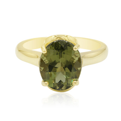 Anillo en oro con Apatita de Fort Dauphin (Tenner Diniz)