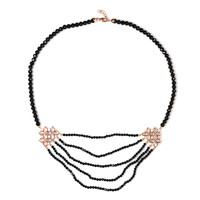 Collar en plata con Piedra de Luna arcoíris (KM by Juwelo)