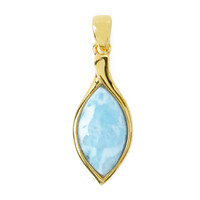 Colgante en plata con Larimar