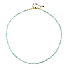 Collar en plata con Apatita azul