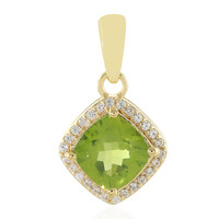 Colgante en plata con Peridoto