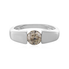 Anillo en oro con Diamante champán I2