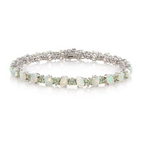 Brazalete en plata con Ópalo de Welo