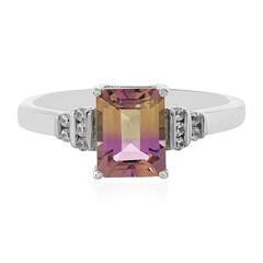 Anillo en plata con Ametrino