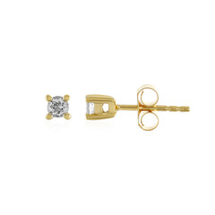 Pendientes en plata con Topacio blanco