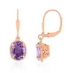 Pendientes en plata con Amatista