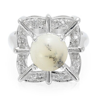 Anillo en plata con Ágata dendrítica