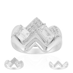 Anillo en plata con Topacio blanco (Remy Rotenier)