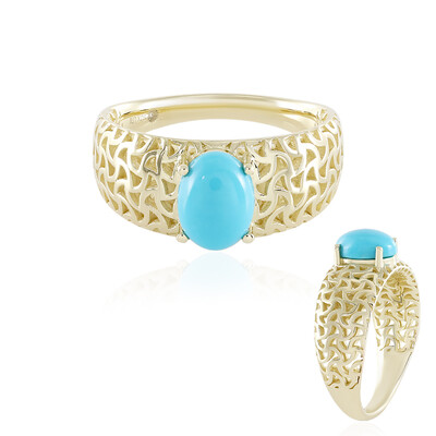 Anillo en oro con Turquesa bella durmiente (Ornaments by de Melo)