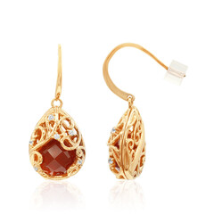 Pendientes en plata con Cornalina