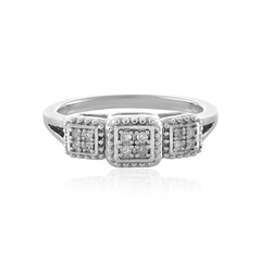 Anillo en plata con I1 (I) Diamante