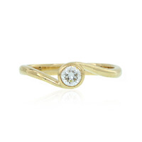 Anillo en oro con Diamante limpio a lupa F (LUCENT DIAMONDS)