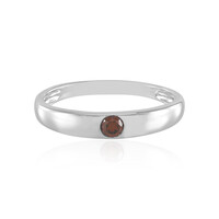 Anillo en oro con SI1 Diamante rojo