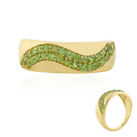 Anillo en oro con Demantoide de Rusia (La Revelle)