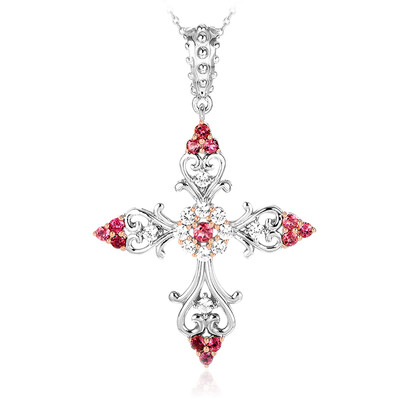 Collar en plata con Turmalina rosa (Dallas Prince Designs)
