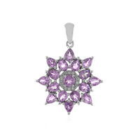 Colgante en plata con Amatista Rosa de Francia