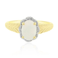 Anillo en oro con Ópalo Welo AAA (de Melo)