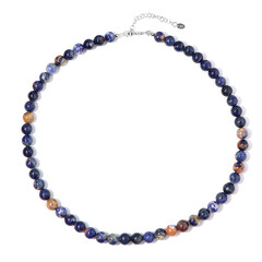 Collar en plata con Sodalita