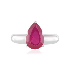 Anillo en plata con Rubí de Madagascar (de Melo)