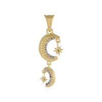 Colgante en plata con Diamante champán SI1