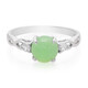Anillo en plata con Crisoprasa imperial
