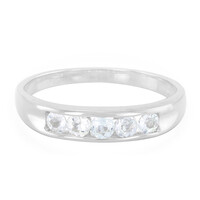 Anillo de hombre en plata con Turmalina
